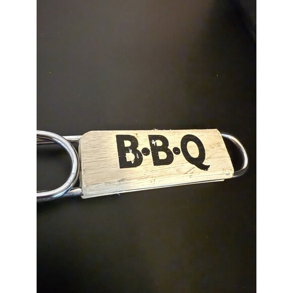 2Pcs Barbecue rack Long Handle Grill Basket BBQ Rack Meat Burger Fish Stand Mesh - Picture 3 of 7